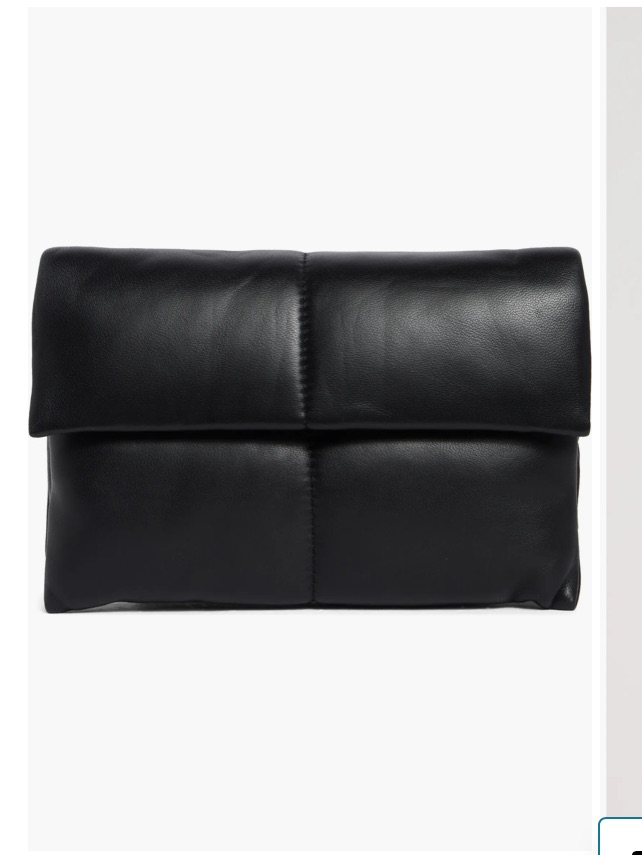 Allsaints Black Padded Crossbody With Logo Strap. Nwot Gorgeous